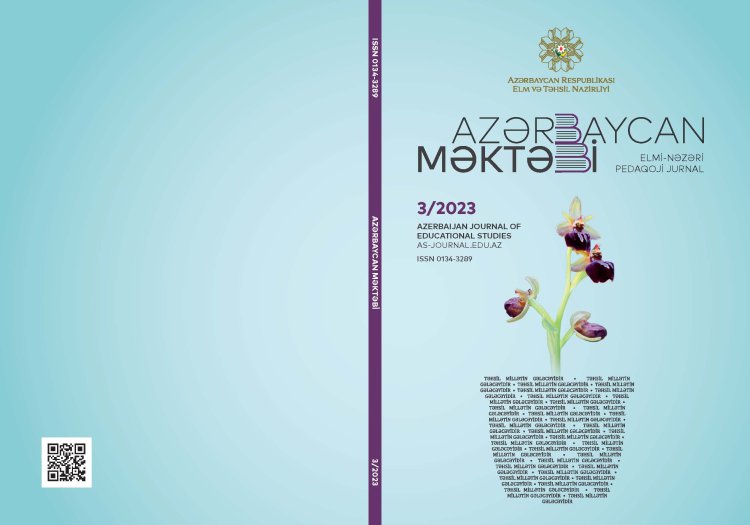 AZERBAIJAN JOURNAL OF EDUCATIONAL STUDIES 2023-№3